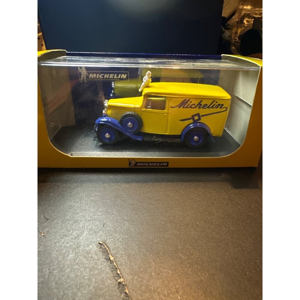 Eligor 1/43 Michelin Citroen 500 KG Model Car Yellow‎ Blue Die-Cast Display Box